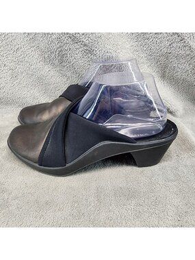 Romika Shoes Womens Size EU 40 US 9-9.5 Mokassetta Bronze Leather Mules *Read*